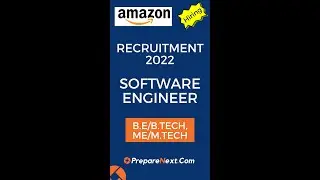 Amazon Recruitment 2022 for Software Engineer | IT Job | Engineering Job | Hyderabad