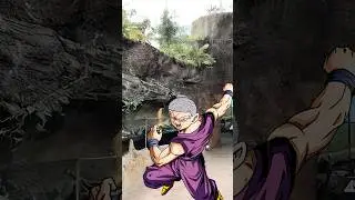 GOHAN AND PICCOLO AT THE ZOO 