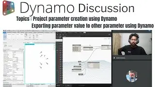 Dynamo Discussion with Jithin | Creating parameter & exporting parameter value using Dynamo in Revit