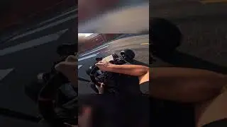 The guy just wanted to show off for the bikers. (@SurRonster)