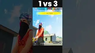 1 VS 3 in CS Rank-  #freefiregameplay #freefire #handcam