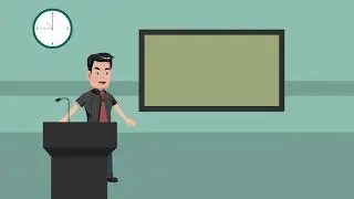 Animasi Guru Mengajar || Karakter Guru Bergerak || Karakter Animasi Video Pembelajaran