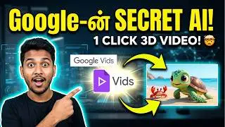 Google Vids Tutorial Tamil 🤯 Create 3D AI Animation Videos for FREE! | Google Vids Tutorial