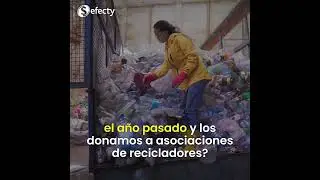 ¿Sabías que? en efecty reciclamos y apoyamos a los recicladores.