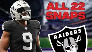 Raiders Tape: EVERY Tyree Wilson Snap Week 1 Pre-Season