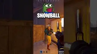 QUICK SOLO SNOWBALL..🤣 #rust #solo #shorts