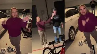 Caught on Ring Camera?! Karen Confront Kids at HOME Over Middle Finger!