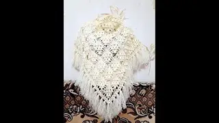 Узор " Виноградная Лоза".  Шаль этим узором.