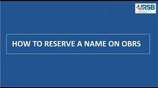4.0. HOW TO RESERVE A NAME ON OBRS