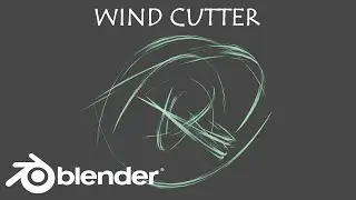 How to create wind cutter animation in Blender