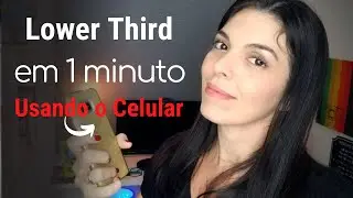 Como fazer BARRA COM NOME animada (Lower Third) usando o INSHOT - Nina Grisi