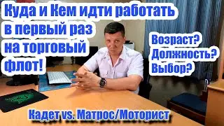Куда, кем идти работать в первый рейс в море? Разбираемся!