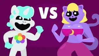 Catnap Girl VS Crafty Corn | Poppy Playtime Chapter 3 Animation