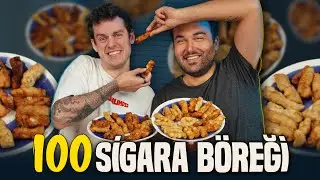 100 TANE RULO BÖREK YEDİK! 