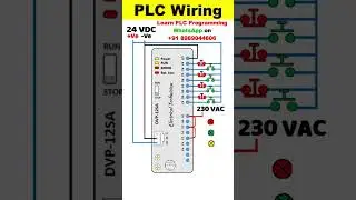 How to do PLC Wiring | PLC Programming Course WhatsApp on 8989044606 @ElectricalTechnician  #plc
