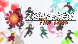 PIXEL ART TIME LAPSE |TURBO NINJA