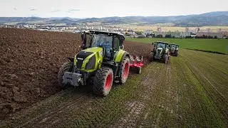 Traja muškatieri - CLAAS AXION 810 *FUNNY*