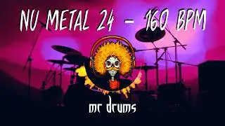 Nu Metal 24 - 160 BPM | Backing Drums | Only Drums
