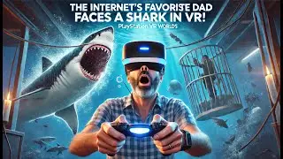 😂 THE INTERNET'S FAVORITE DAD FACES A SHARK IN VR! – Ocean Descent (PSVR)