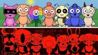 NEW UPDATE! Abgerny Incredibox Normal Versions VS Horror Versions