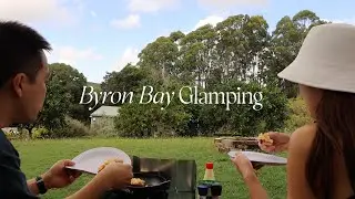 living in brisbane | byron bay glamping in a bell-tent & cooking our favourite korean food!
