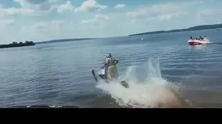 Снегоход утонул посередине Камы. Потомки Беринга едут на Кубу по воде! BAF 2016 - начало