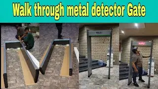 Walk through metal detector Gate Zk Teco . Asad Network solution #computernetworking #cctvcamera