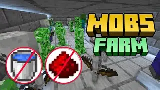 Cách Làm Mobs Farm Không Dùng Nước Và Đá Đỏ Trong Minecraft