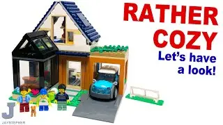 LEGO City 2023 Family House And Electric Car 60398 Tour & Review