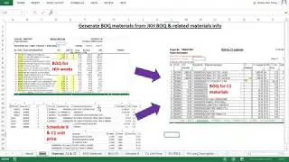 Introduction to NDSWK.JKH.BOQ. Tool to generate BOQ for C1 materials from BOQ of JKH PU