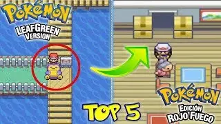 TOP 5 TRUCOS Y SECRETOS DE POKEMON ROJO FUEGO Y VERDE HOJA