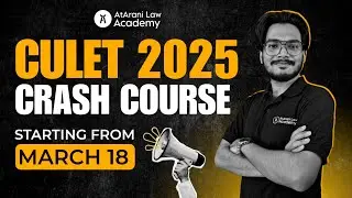 CULET 2025 CRASH COURSE DETAILS - WP 8100426311 [ LIMITED SEATS ]