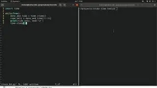 Intro to Python chapter 1.4, Building a clock