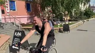 Lenin Avenue. Summer 2023. Barnaul. Siberia. Russia.