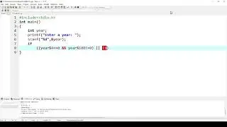 C Program to Check Leap Year || Leap Year in C || Coding Guide for Beginners|| 