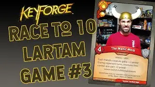 Game 3 - Keyforge Gameplay - Race to 10 - Lartam, the Spy of Venom