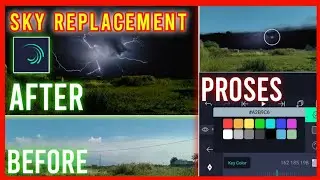 Cara Buat Video Sky Replacement Di Android Dengan Mudah | Alight Motion |