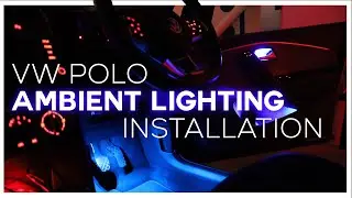 Genuine VW LED Interior Footwell Ambient Lighting Kit Upgrade In VW Polo - Light Up Your Interior!