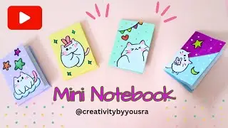 DIY mini notebook | Mini Notebook using one sheet of paper