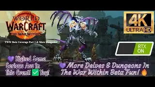 💜The War Within Beta Coverage Part 3! Another Dungeon!!!💜