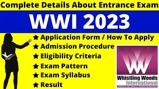 WWI 2023 Full Details: Notification, Dates, Application, Syllabus, Pattern, Eligibility, Admit Card