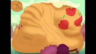 The fattest Applejack in History [Weight gain comic]