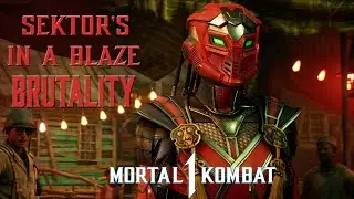 Mortal Kombat 1 - Sektor's In A Blaze Brutality