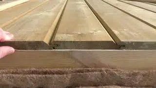 Конструкция стеновой панели в Ефимовских банях