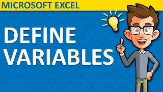 How to Define Variables in Excel