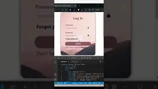 Log In Form In HTML & CSS! 