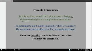 5.3/5/6 Triangle Congruence