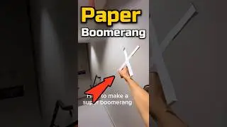 How to make boomerang with paper 😱🪃,paper boomerang
