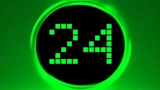 Green Countdown Timer 30 sec ( v 188 ) LED clock timer with sound effects HD