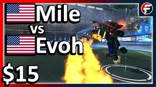 Mile vs Evoh | $15 Rocket League 1v1 Showmatch